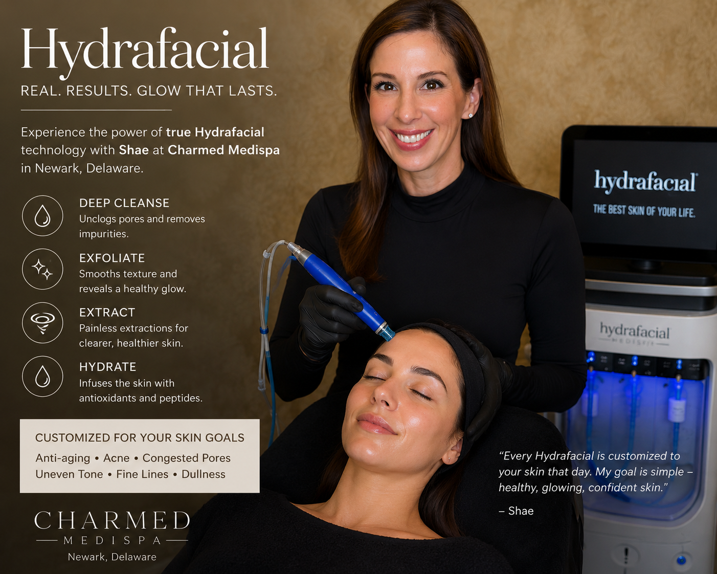 Charmed Medipsa Newark DE Hydrafacial